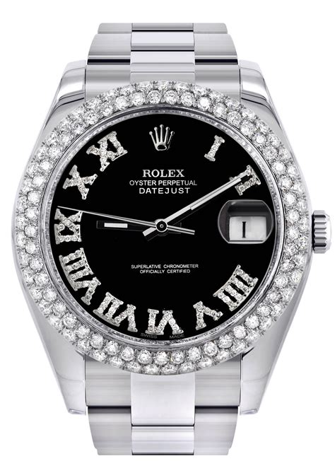 rolex datejust black roman numerals|rolex datejust steel roman numerals.